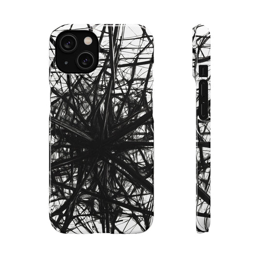 Black Webs Snap Case - Colorwink