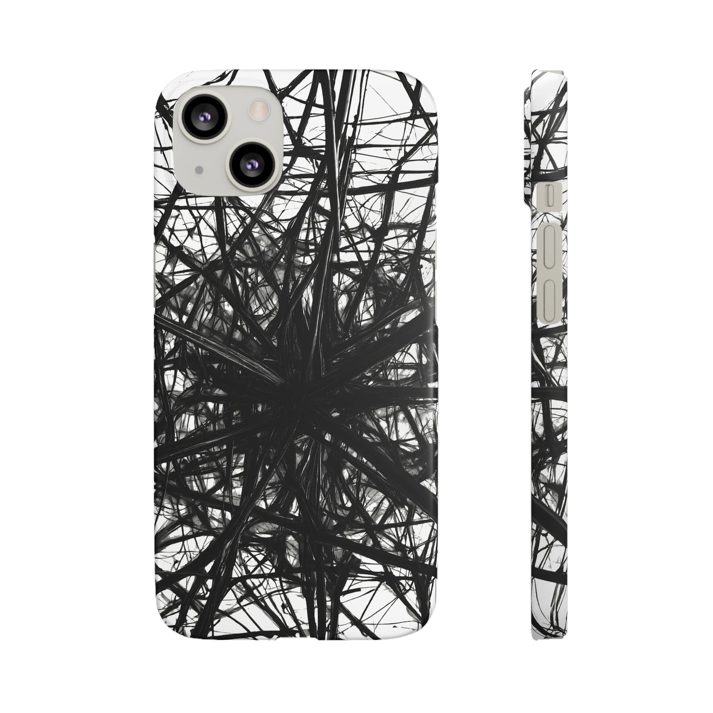 Black Webs Snap Case - Colorwink