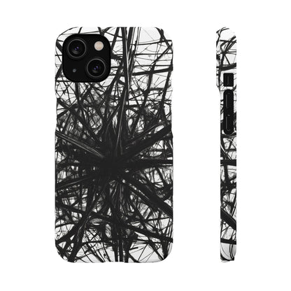 Black Webs Snap Case - Colorwink