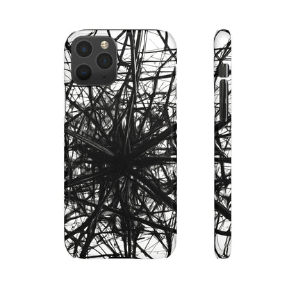 Black Webs Snap Case - Colorwink