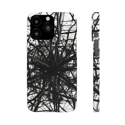 Black Webs Snap Case - Colorwink