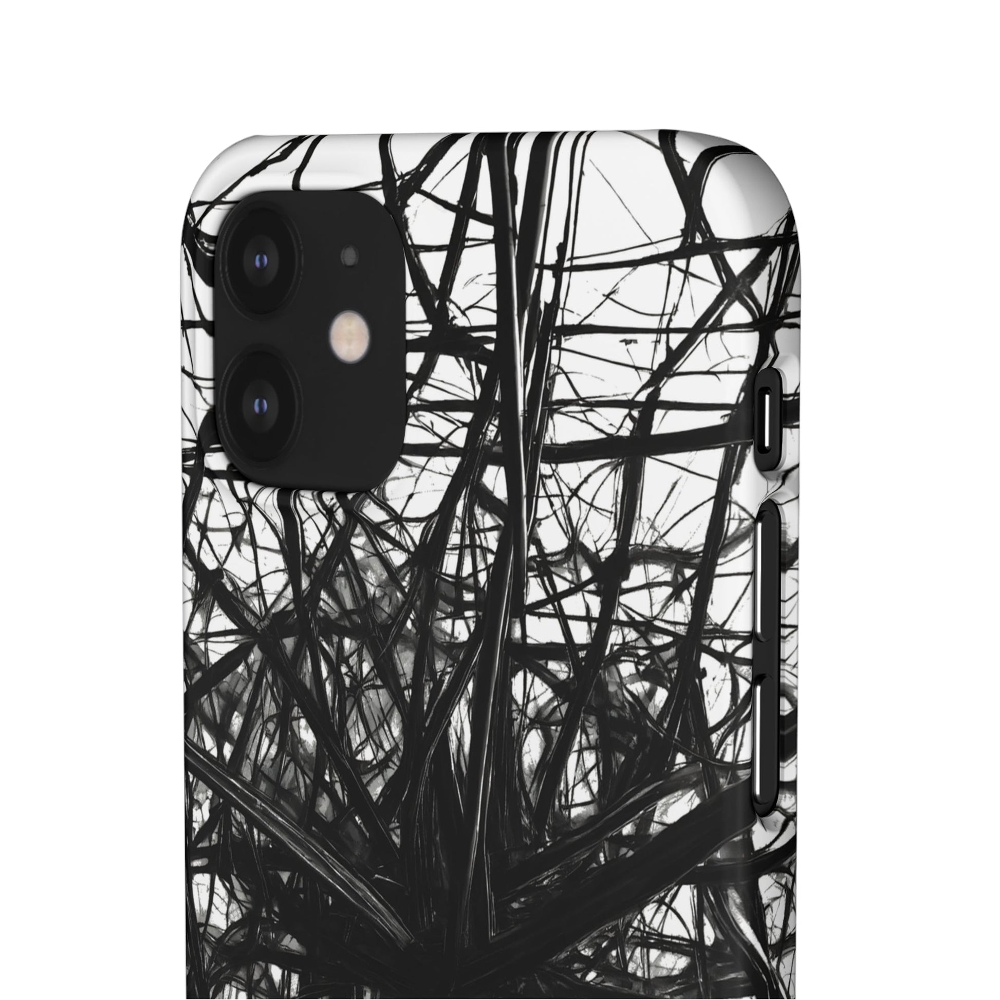 Black Webs Snap Case - Colorwink