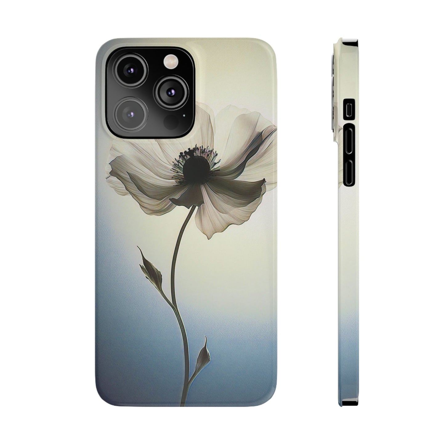 Blooming flower Slim Phone Case - Colorwink