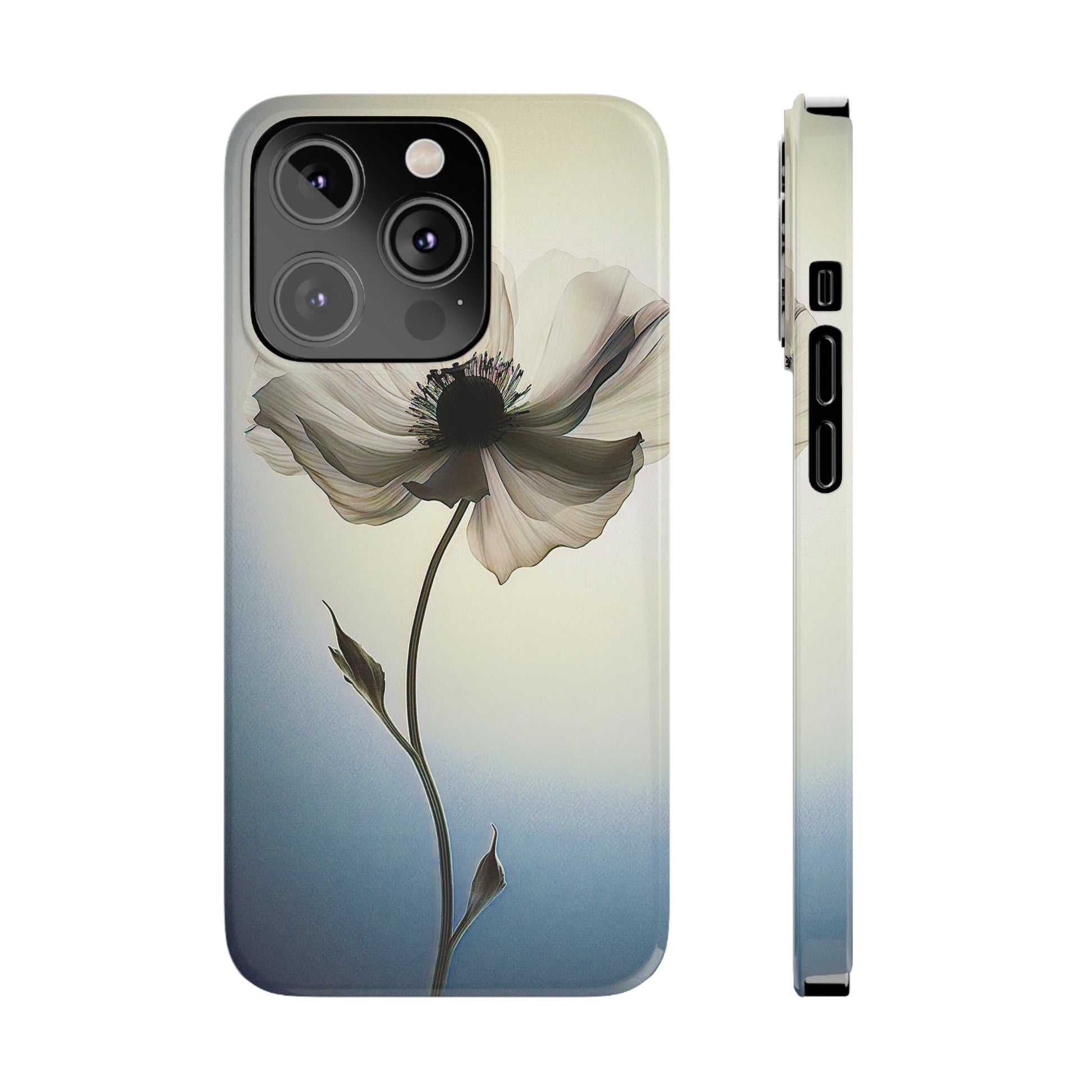 Blooming flower Slim Phone Case - Colorwink