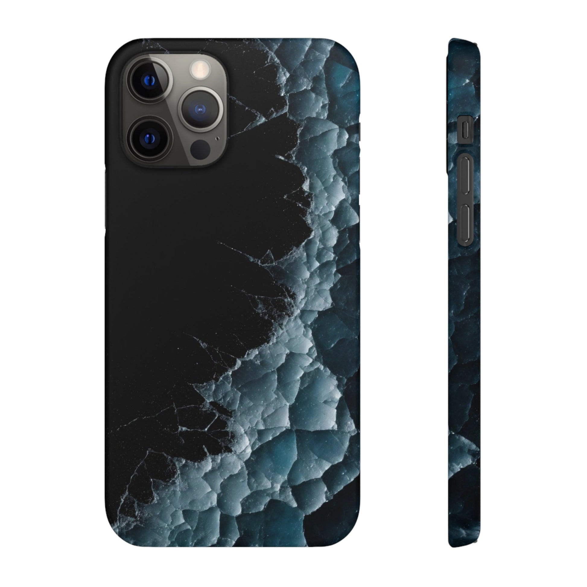 Blue Ice Cracking Snap Case - Colorwink