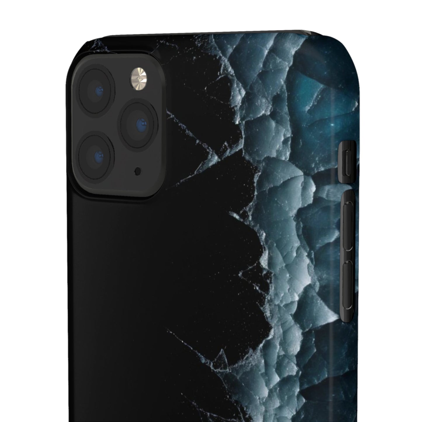 Blue Ice Cracking Snap Case - Colorwink