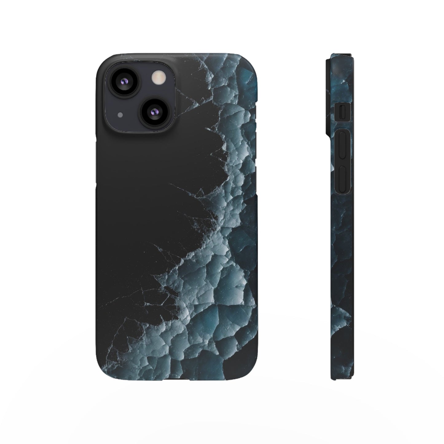 Blue Ice Cracking Snap Case - Colorwink