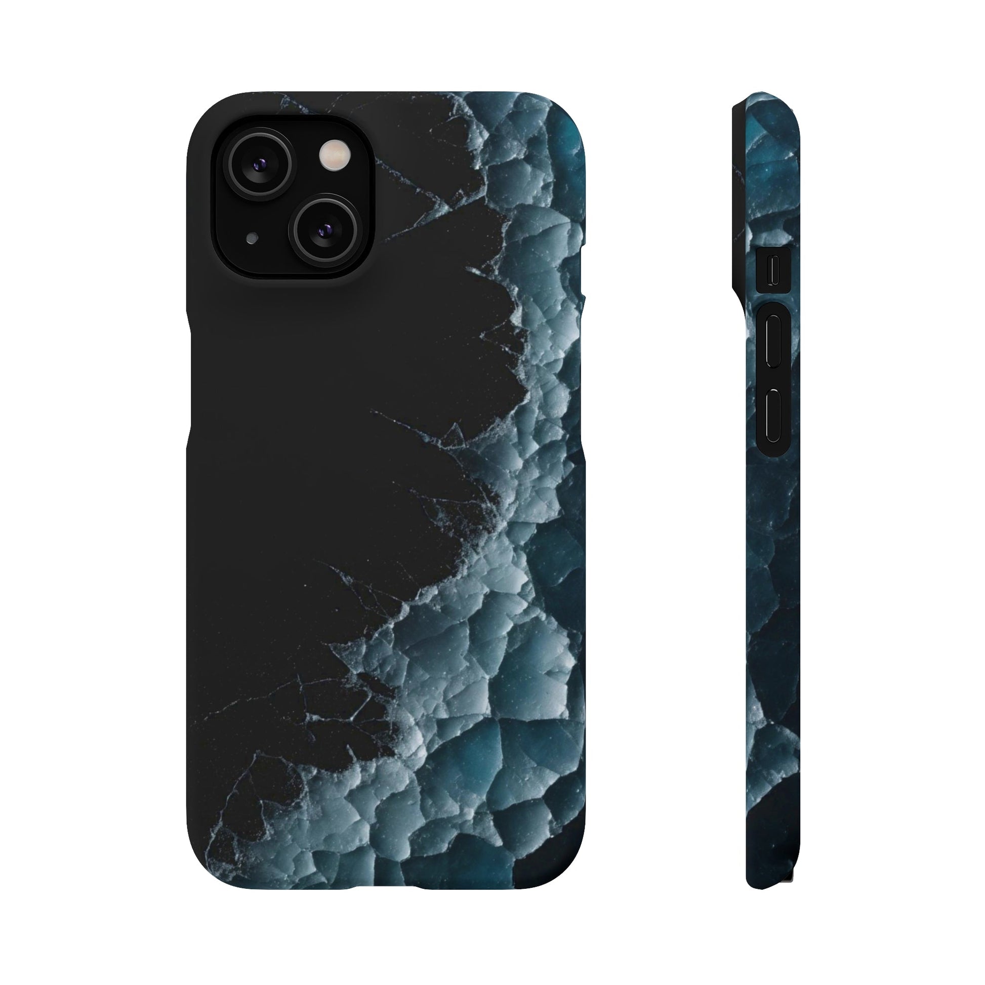 Blue Ice Cracking Snap Case - Colorwink