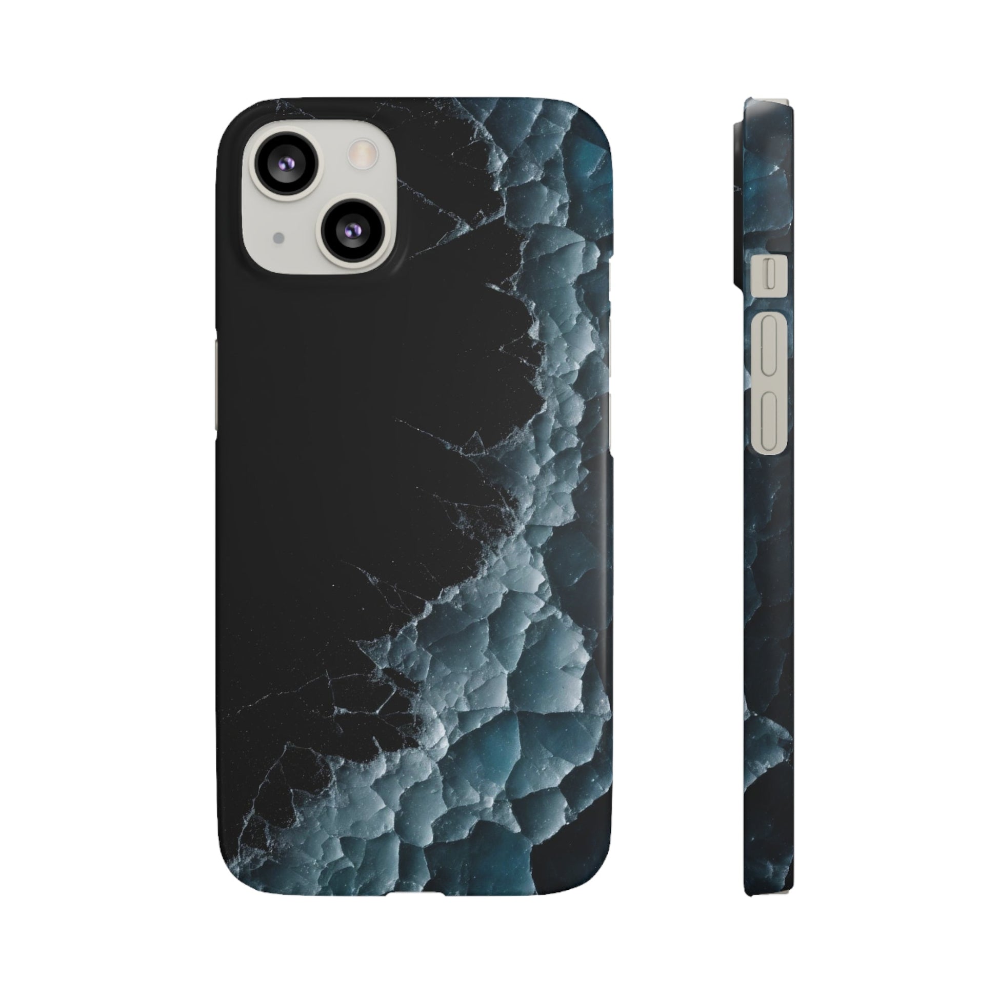 Blue Ice Cracking Snap Case - Colorwink