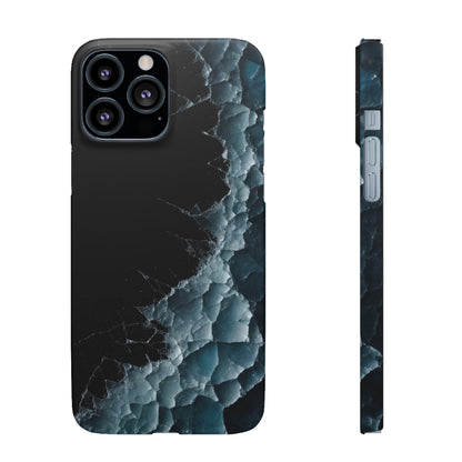 Blue Ice Cracking Snap Case - Colorwink