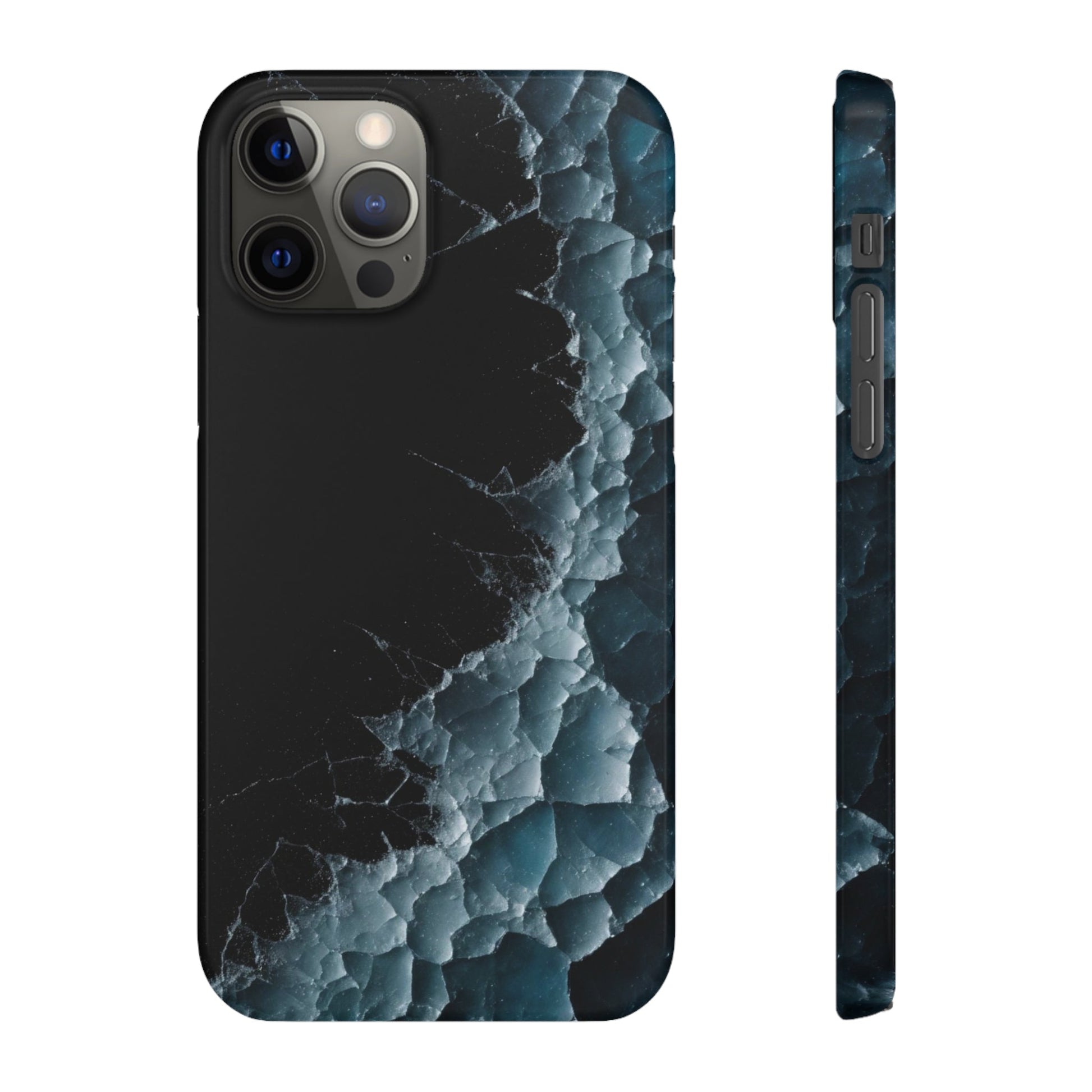 Blue Ice Cracking Snap Case - Colorwink