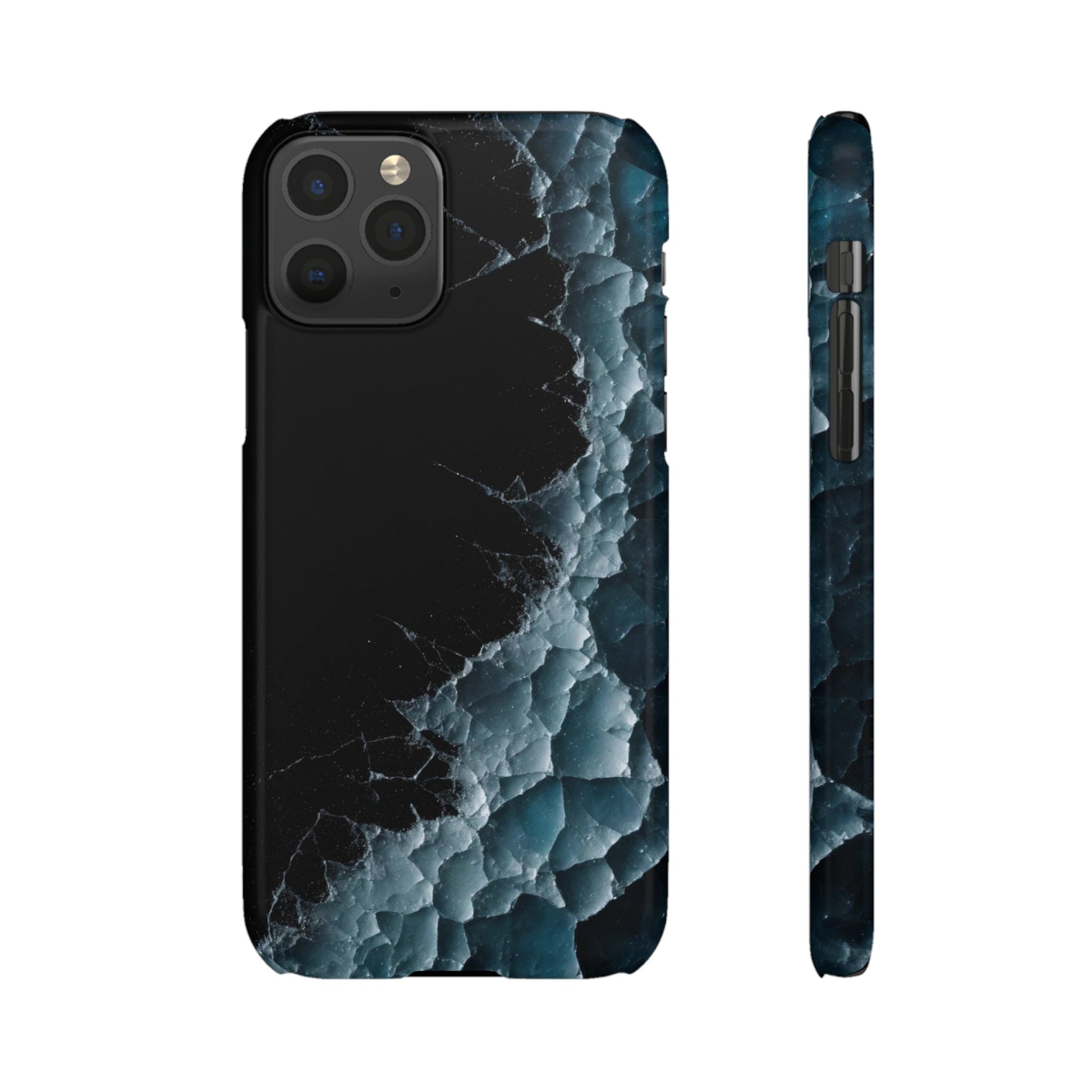 Blue Ice Cracking Snap Case - Colorwink