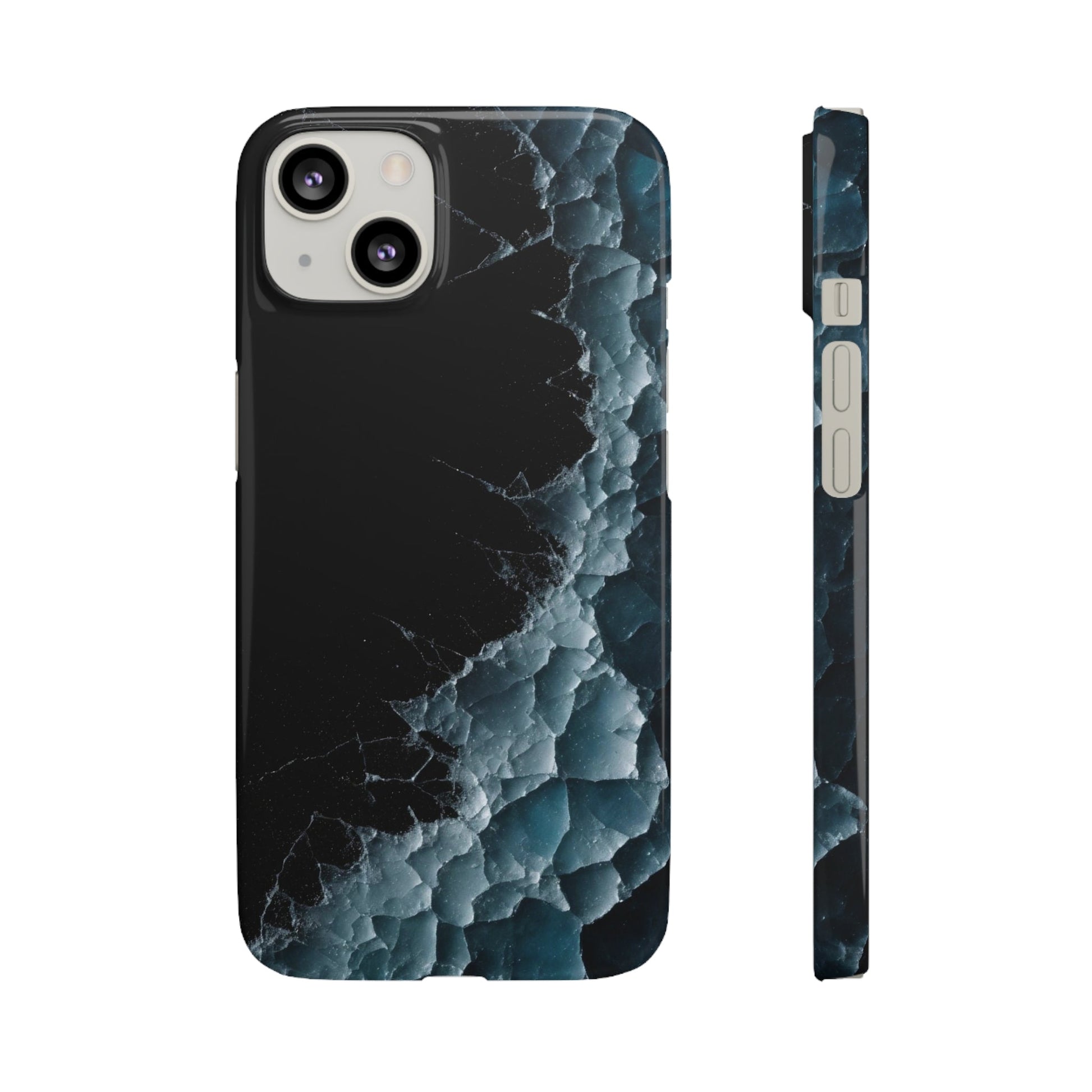 Blue Ice Cracking Snap Case - Colorwink