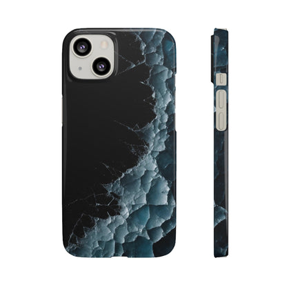 Blue Ice Cracking Snap Case - Colorwink