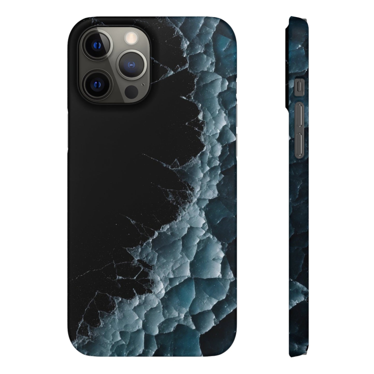 Blue Ice Cracking Snap Case - Colorwink