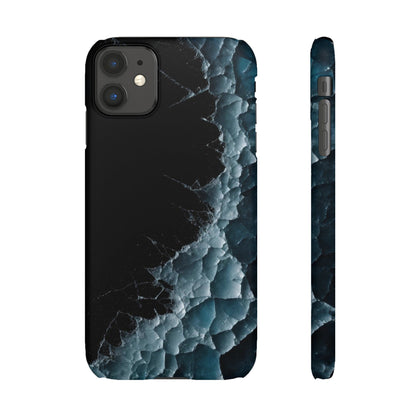 Blue Ice Cracking Snap Case - Colorwink