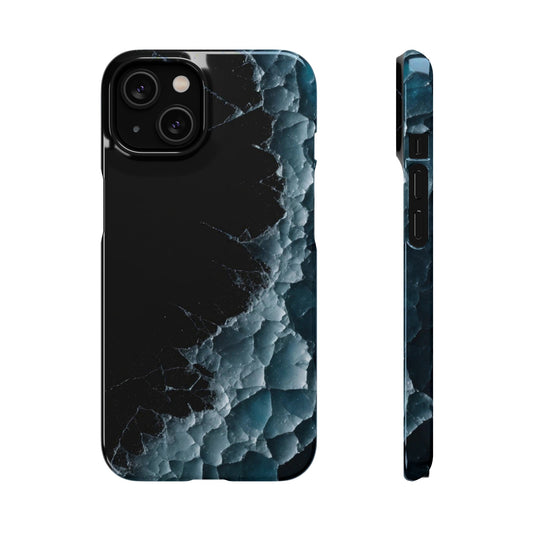 Blue Ice Cracking Snap Case - Colorwink