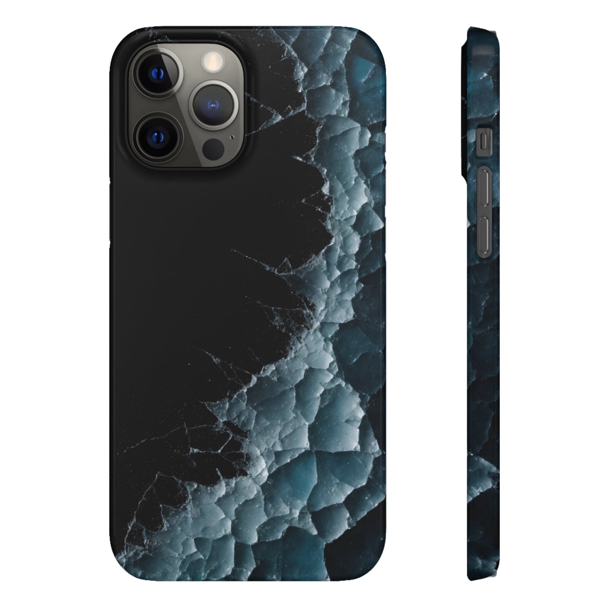 Blue Ice Cracking Snap Case - Colorwink