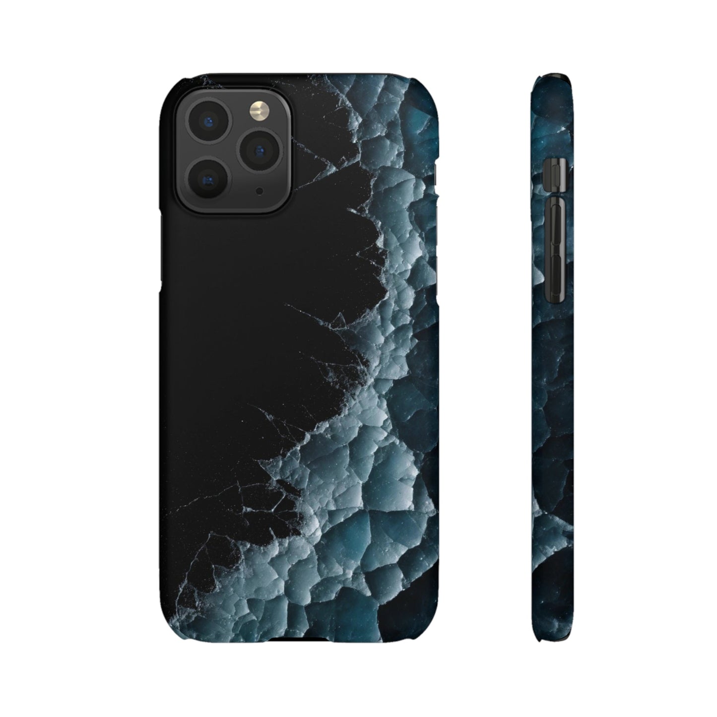 Blue Ice Cracking Snap Case - Colorwink