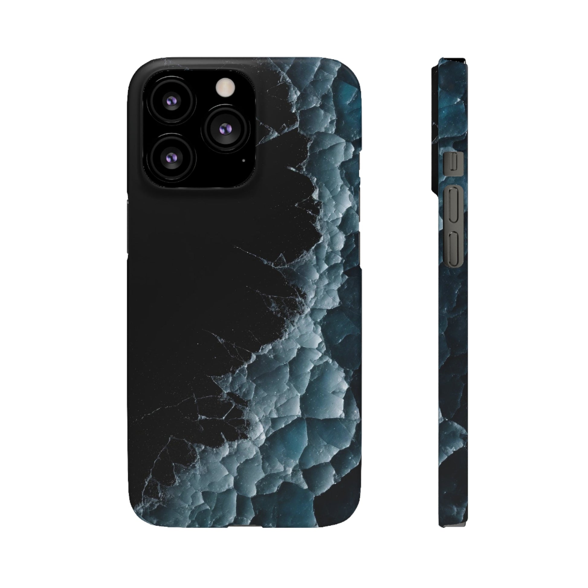 Blue Ice Cracking Snap Case - Colorwink