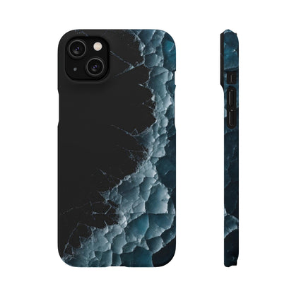 Blue Ice Cracking Snap Case - Colorwink