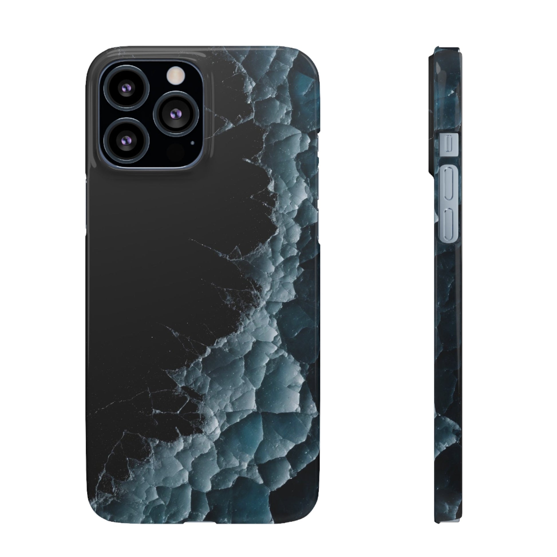 Blue Ice Cracking Snap Case - Colorwink