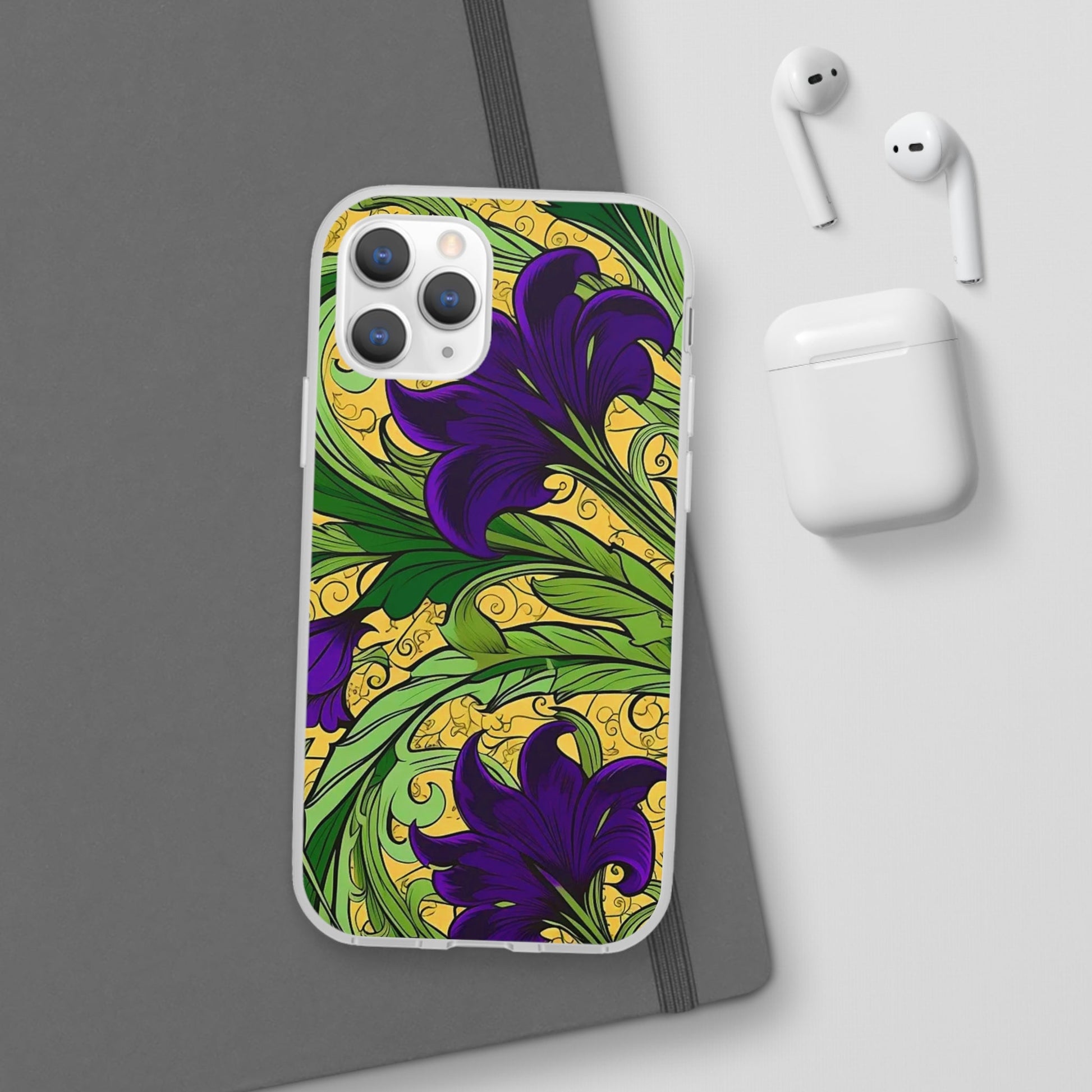 Blue Iris Flower Flexi Case - Colorwink