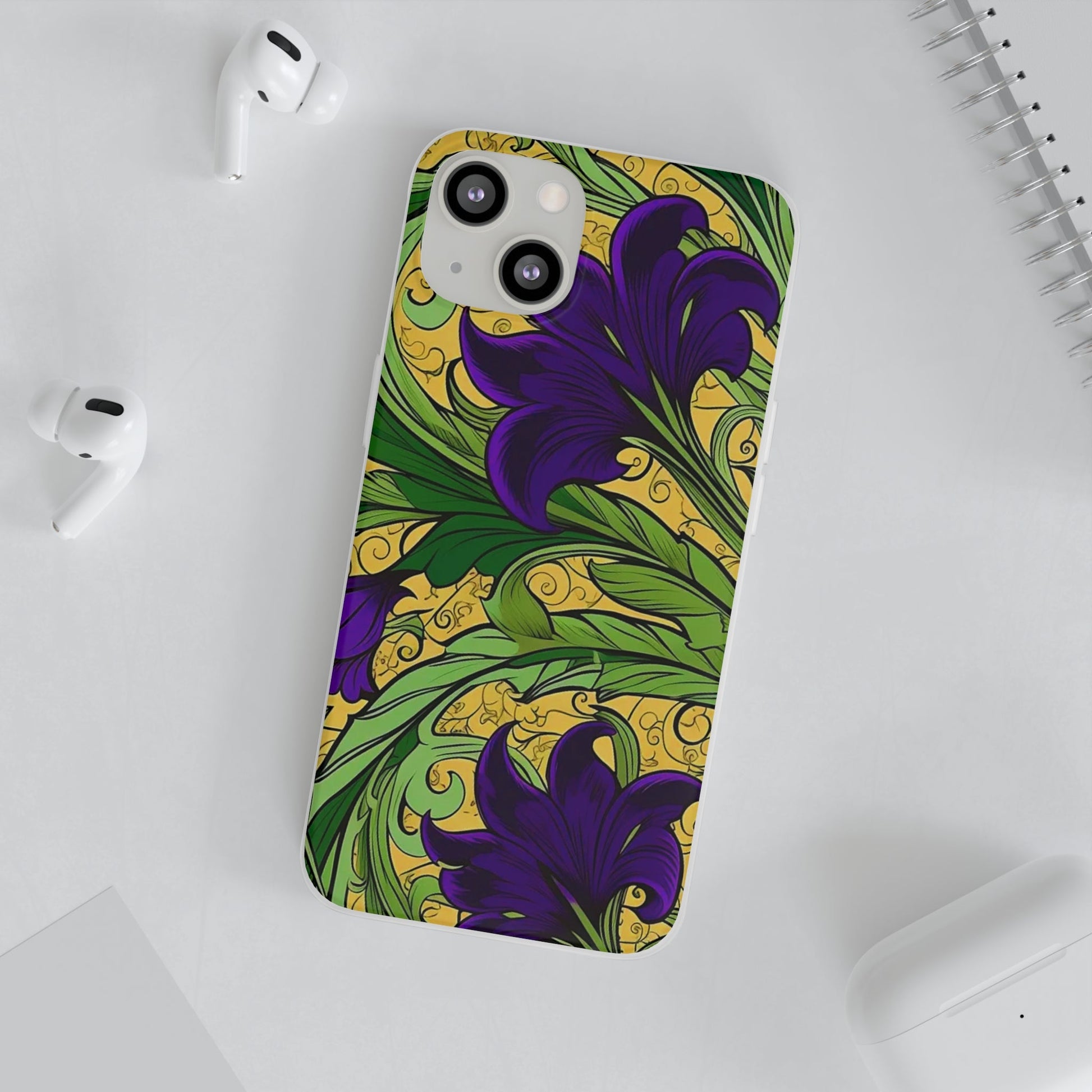 Blue Iris Flower Flexi Case - Colorwink