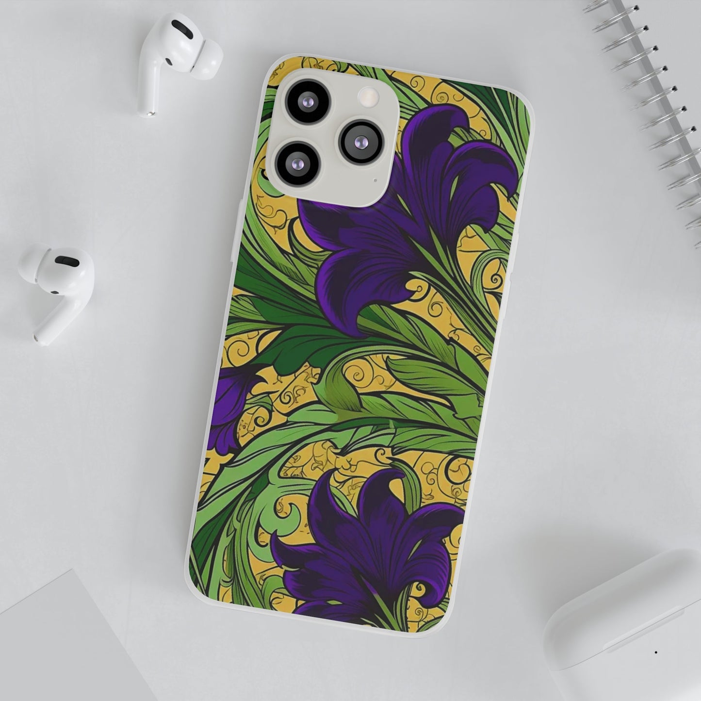 Blue Iris Flower Flexi Case - Colorwink