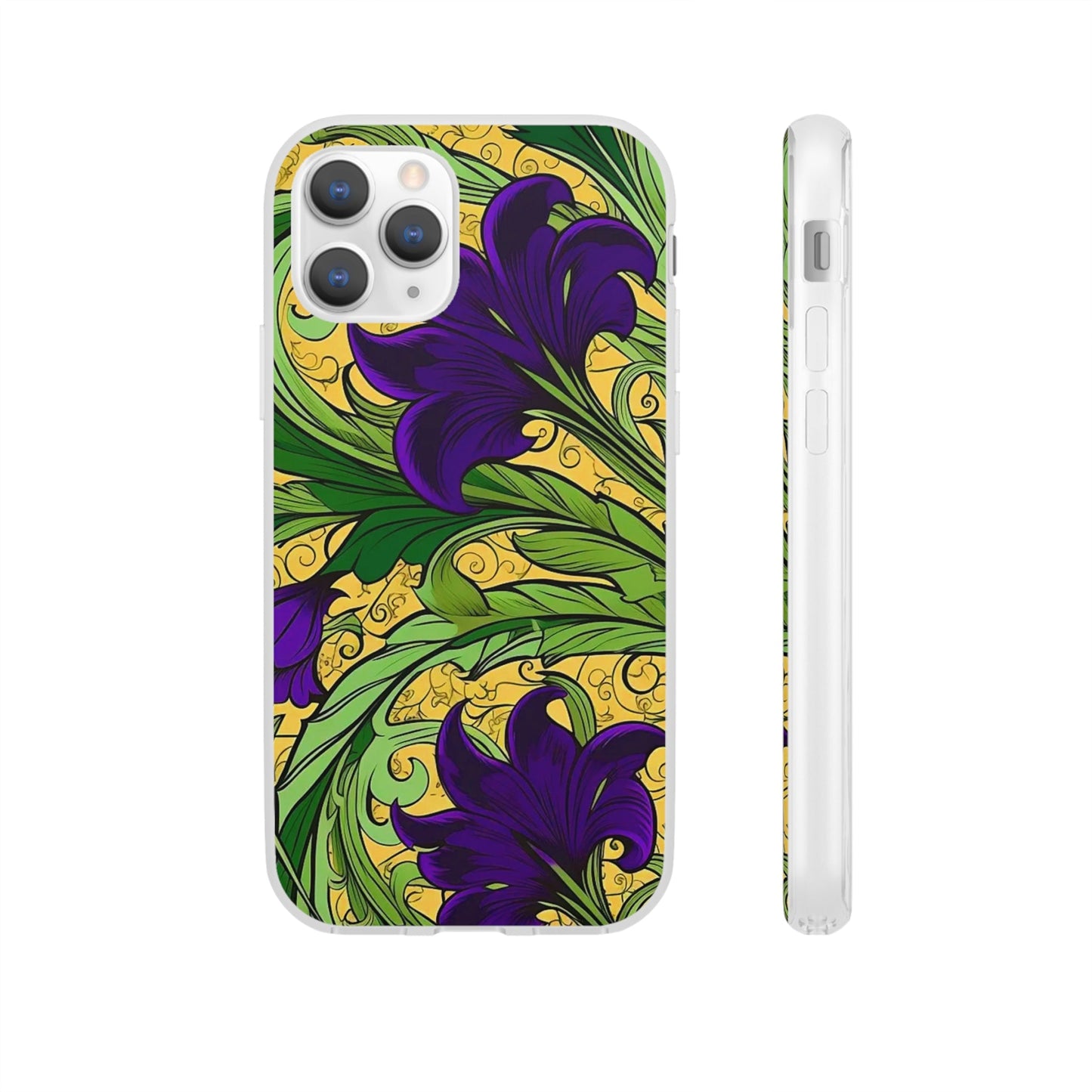 Blue Iris Flower Flexi Case - Colorwink