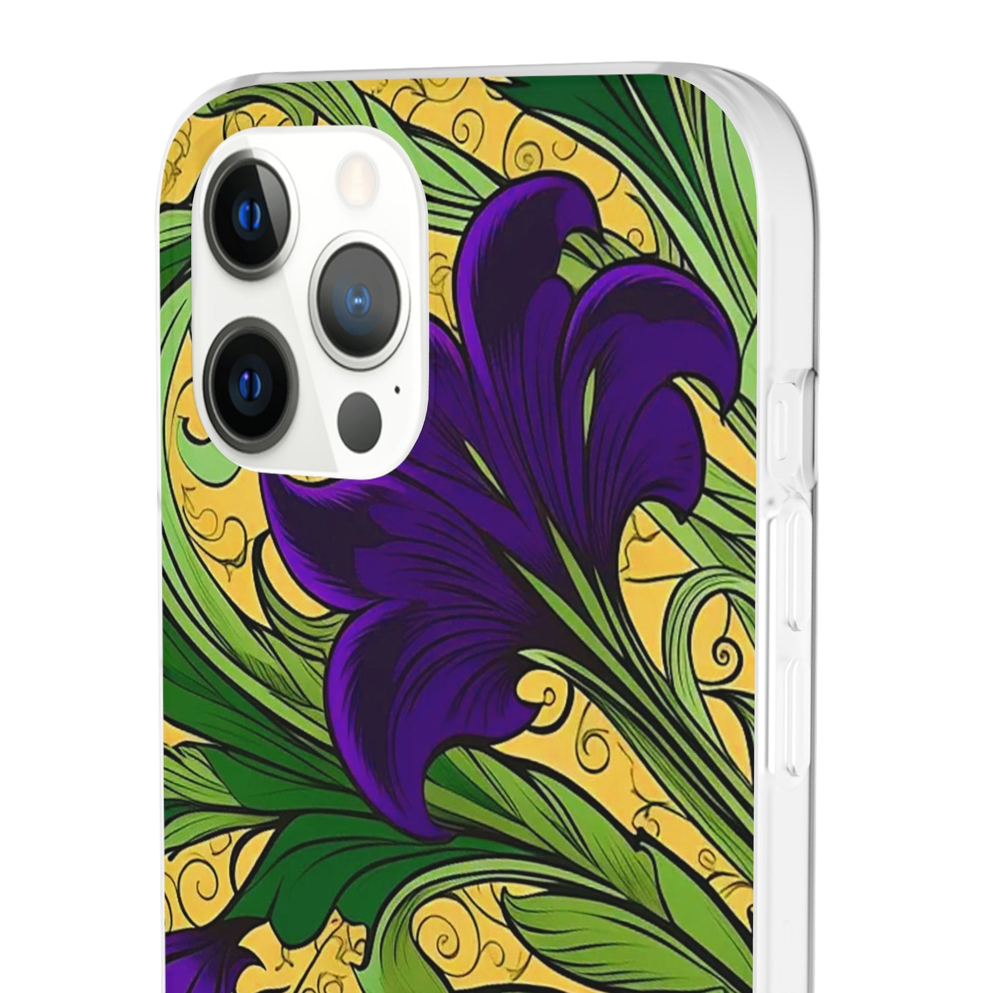 Blue Iris Flower Flexi Case - Colorwink