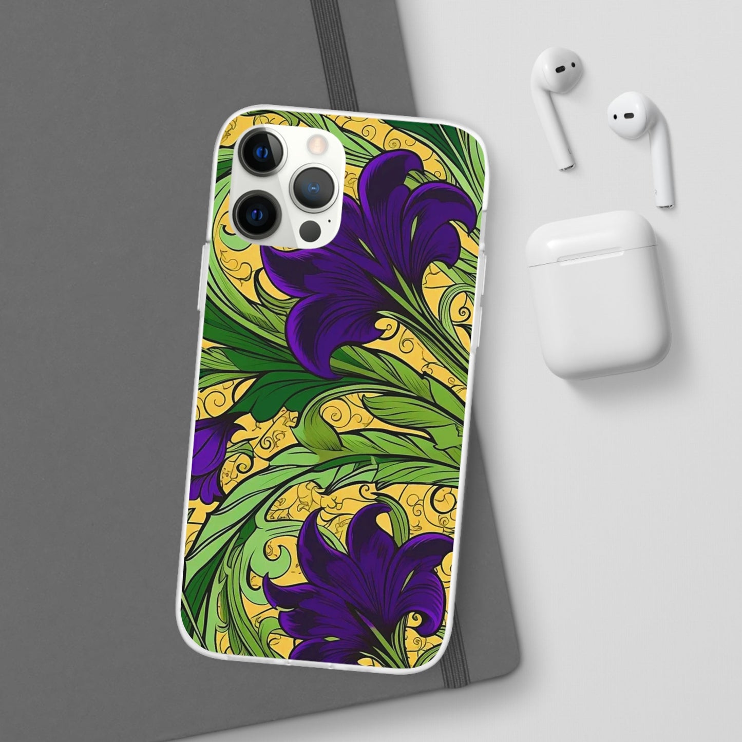 Blue Iris Flower Flexi Case - Colorwink