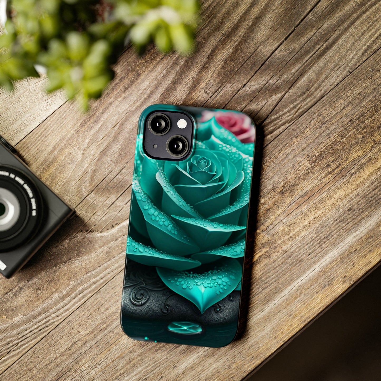 Blue Lotus Slim Phone Case - Colorwink