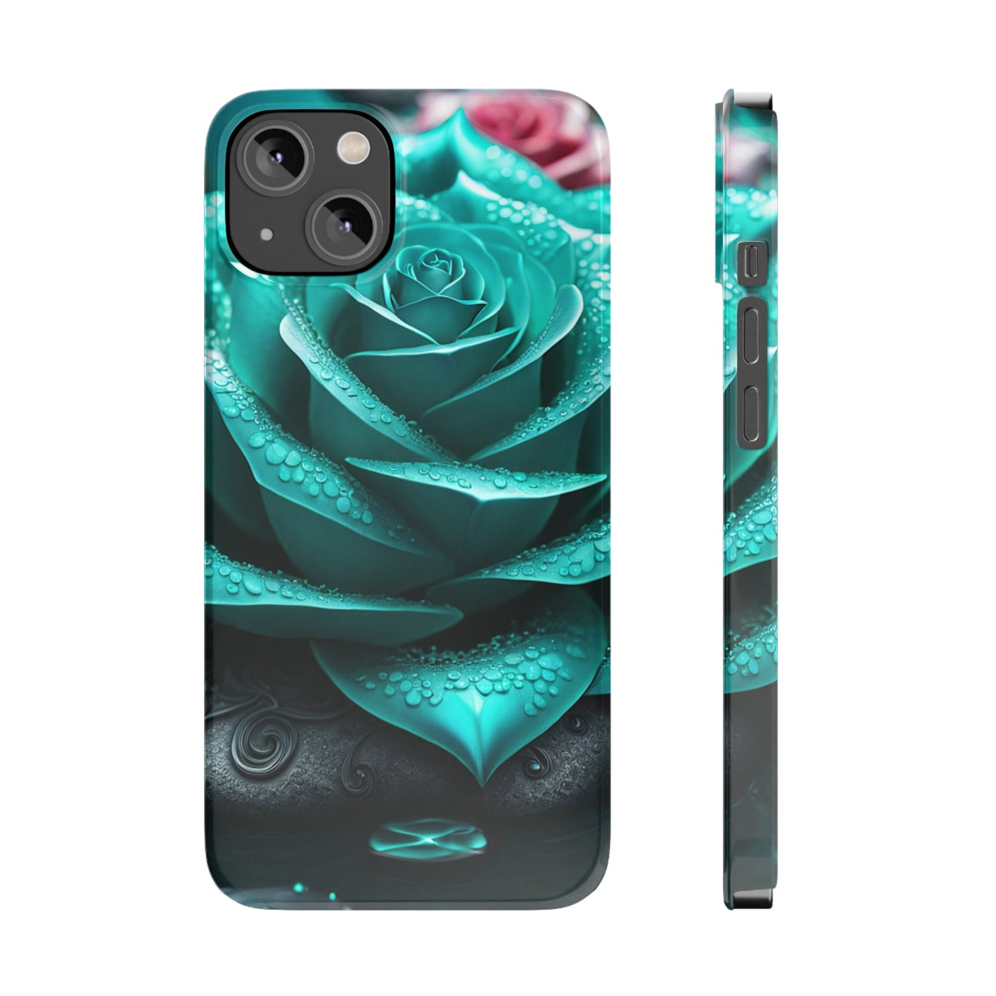 Blue Lotus Slim Phone Case - Colorwink