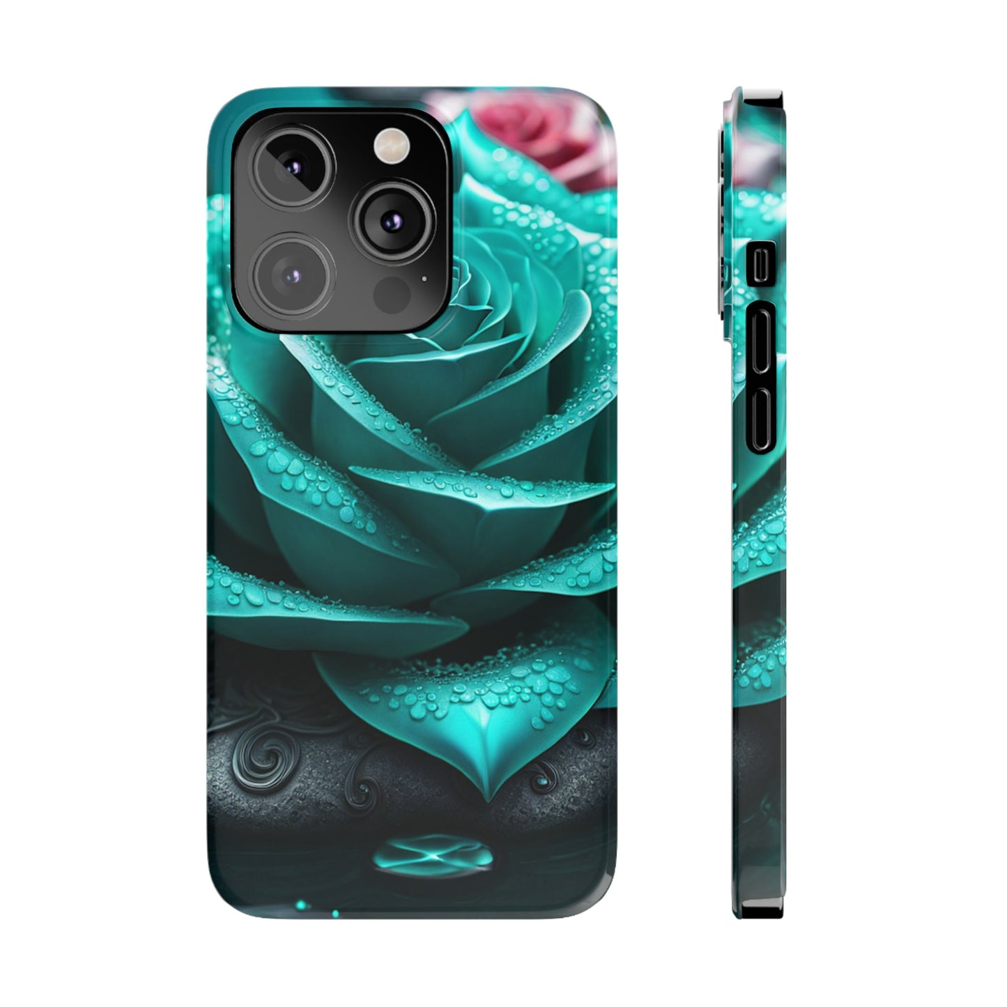 Blue Lotus Slim Phone Case - Colorwink