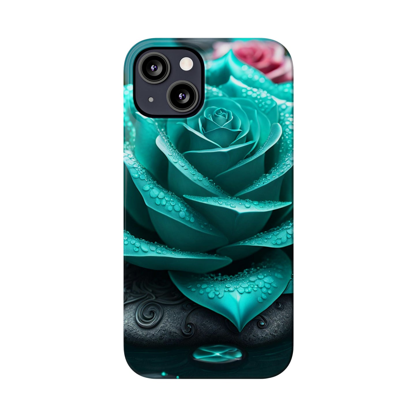 Blue Lotus Slim Phone Case - Colorwink