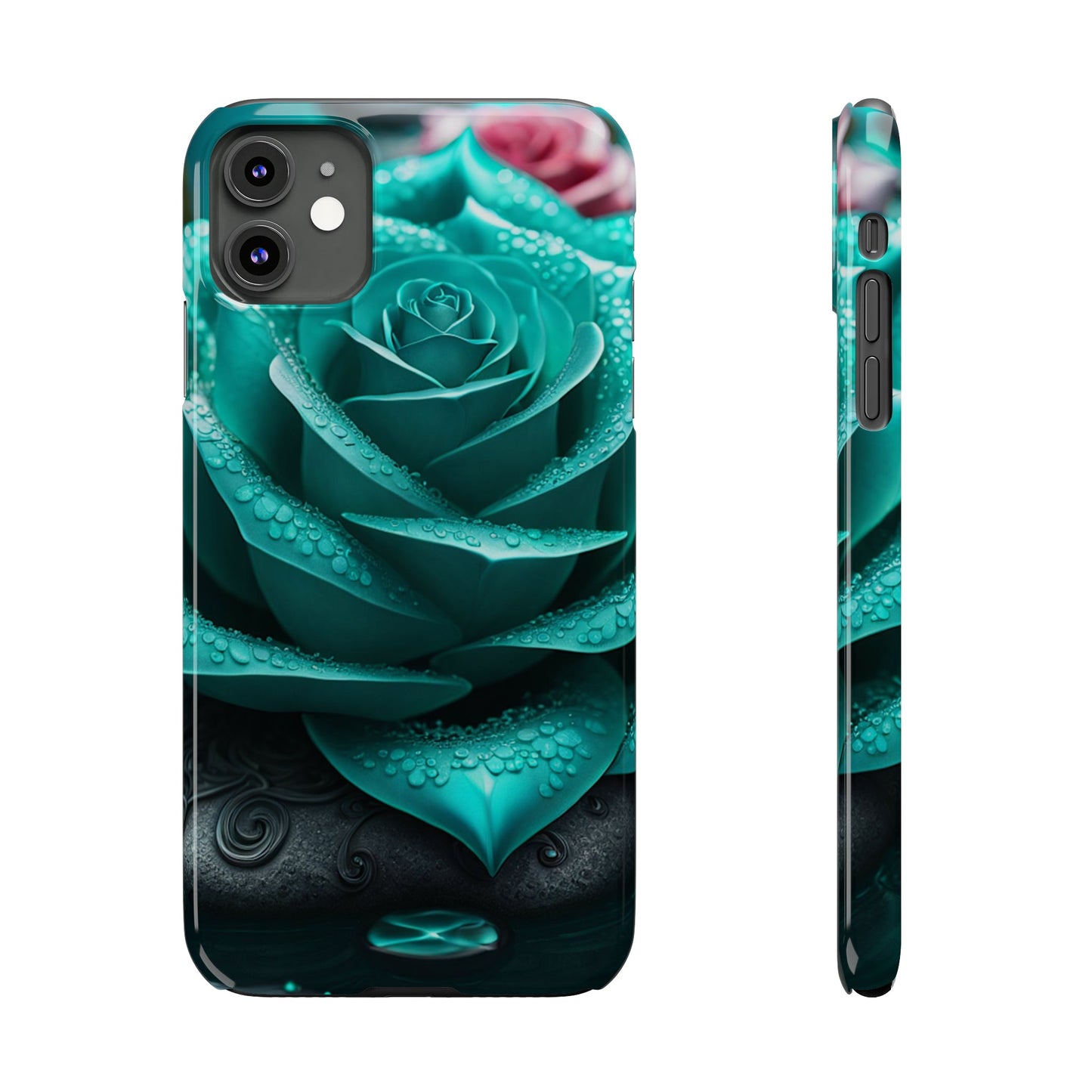 Blue Lotus Slim Phone Case - Colorwink