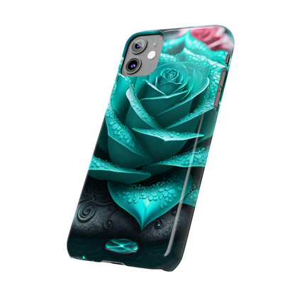 Blue Lotus Slim Phone Case - Colorwink