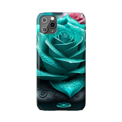 Blue Lotus Slim Phone Case - Colorwink