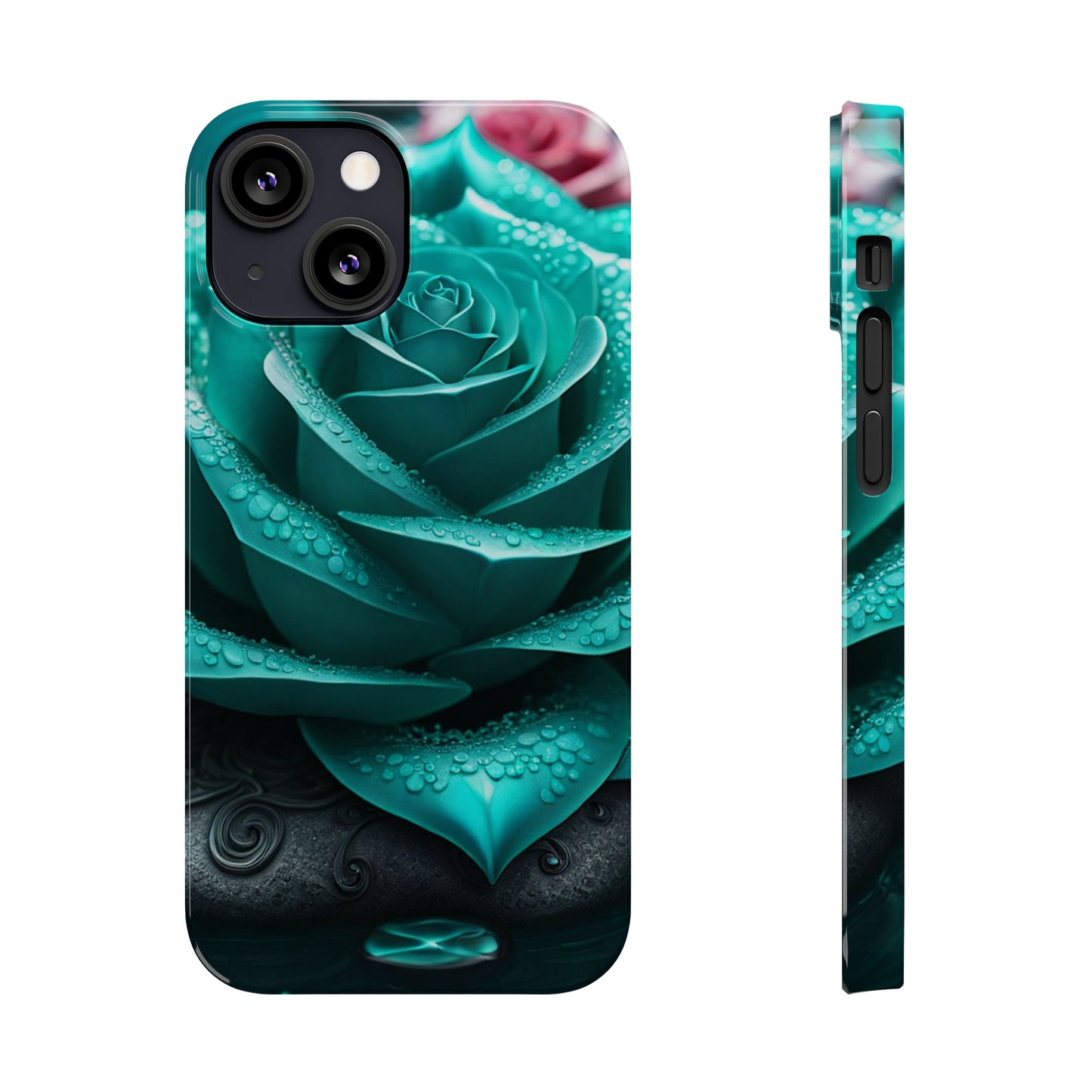 Blue Lotus Slim Phone Case - Colorwink