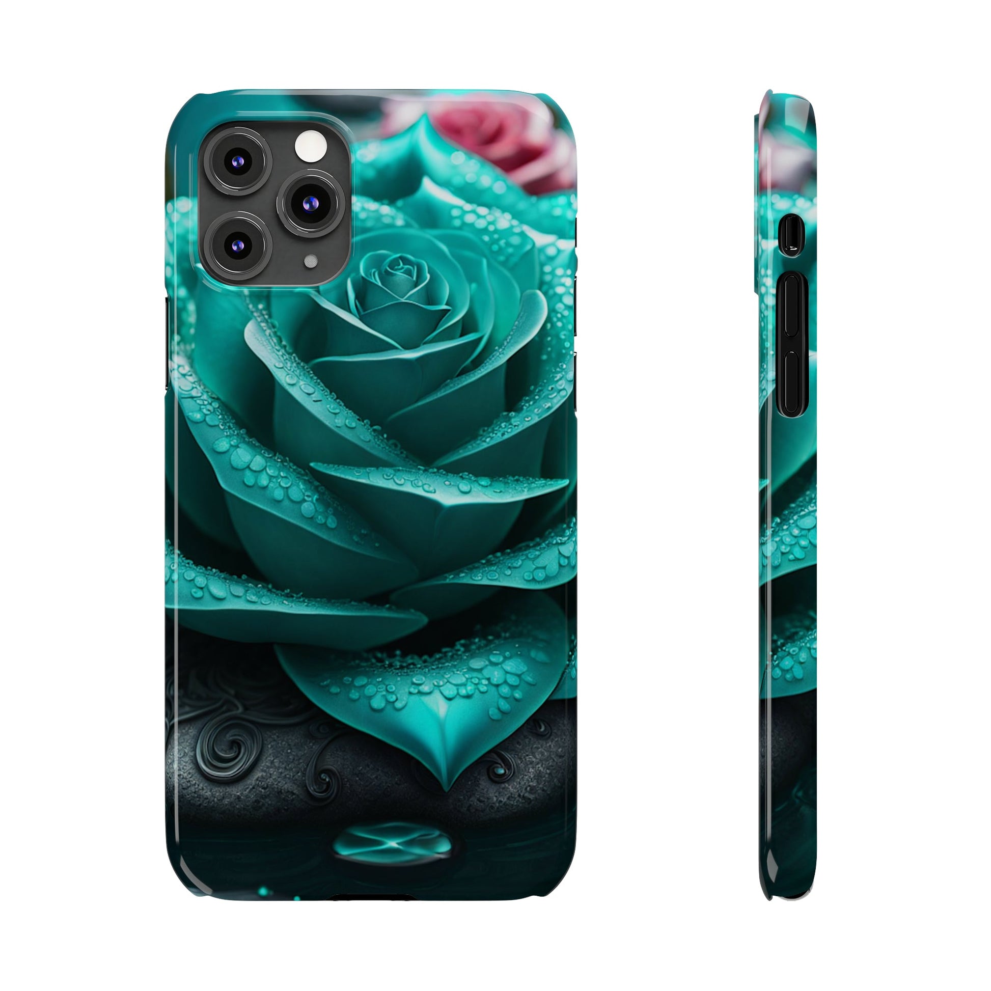 Blue Lotus Slim Phone Case - Colorwink