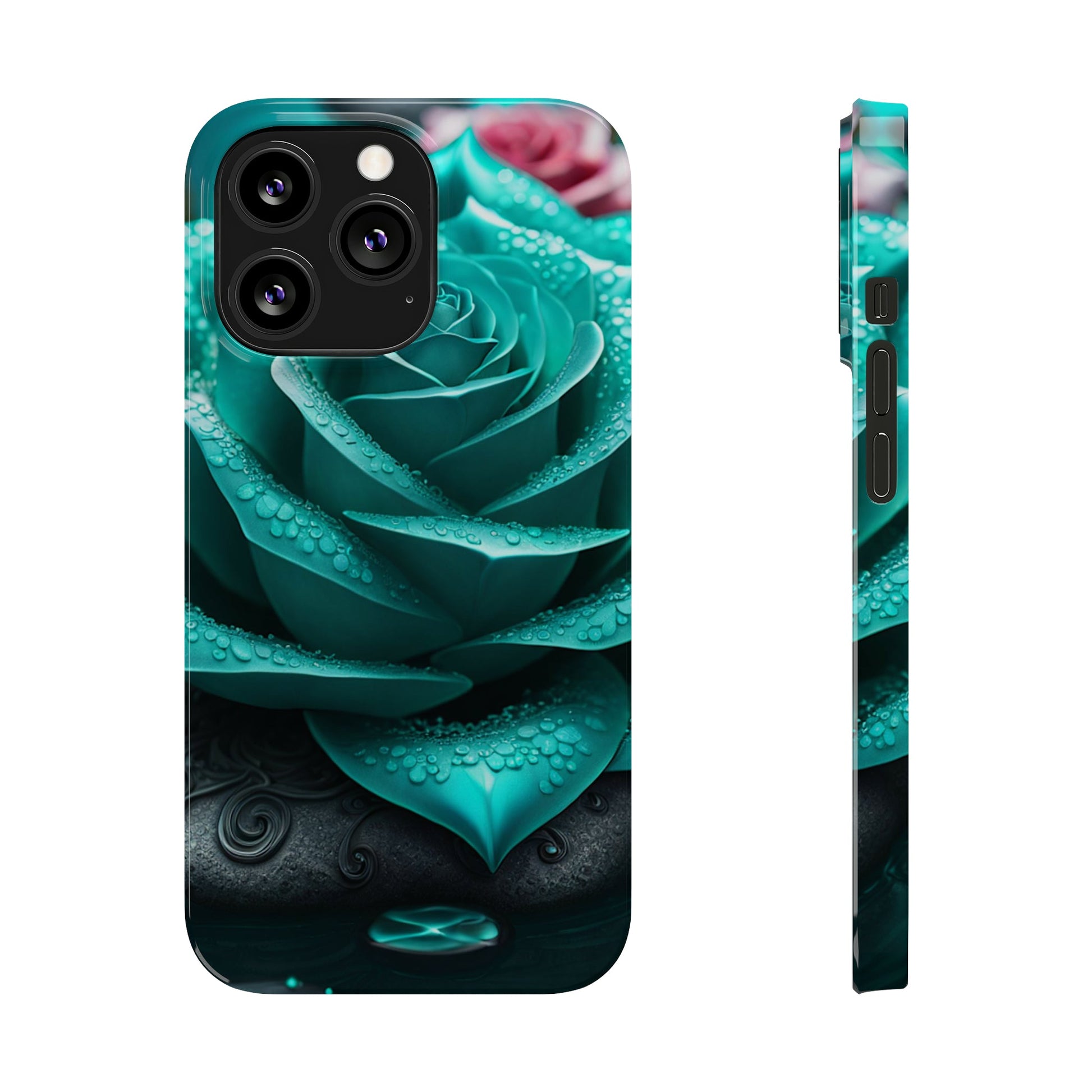 Blue Lotus Slim Phone Case - Colorwink