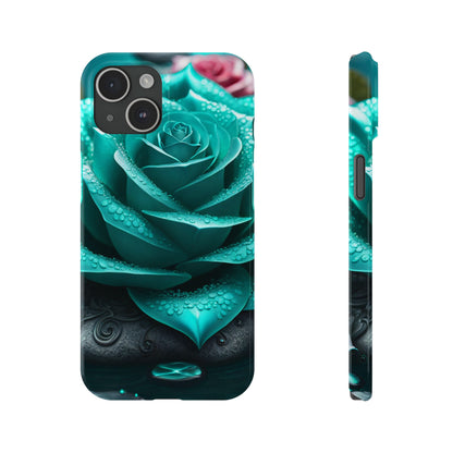 Blue Lotus Slim Phone Case - Colorwink