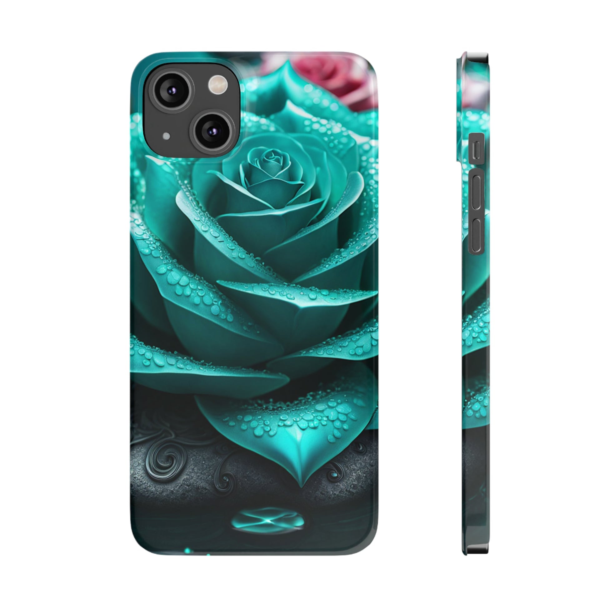 Blue Lotus Slim Phone Case - Colorwink