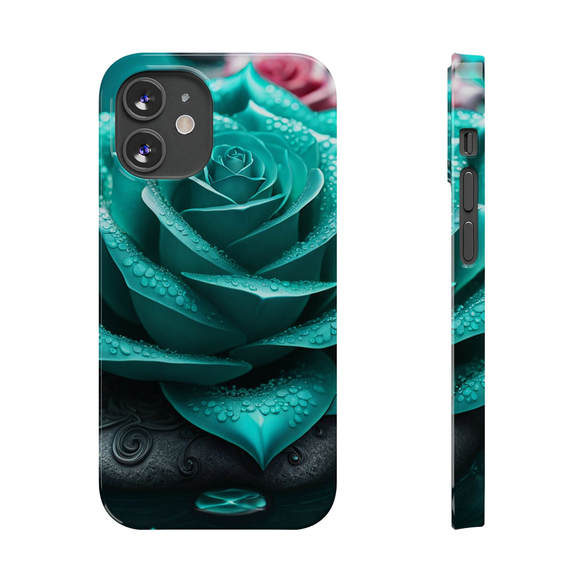 Blue Lotus Slim Phone Case - Colorwink