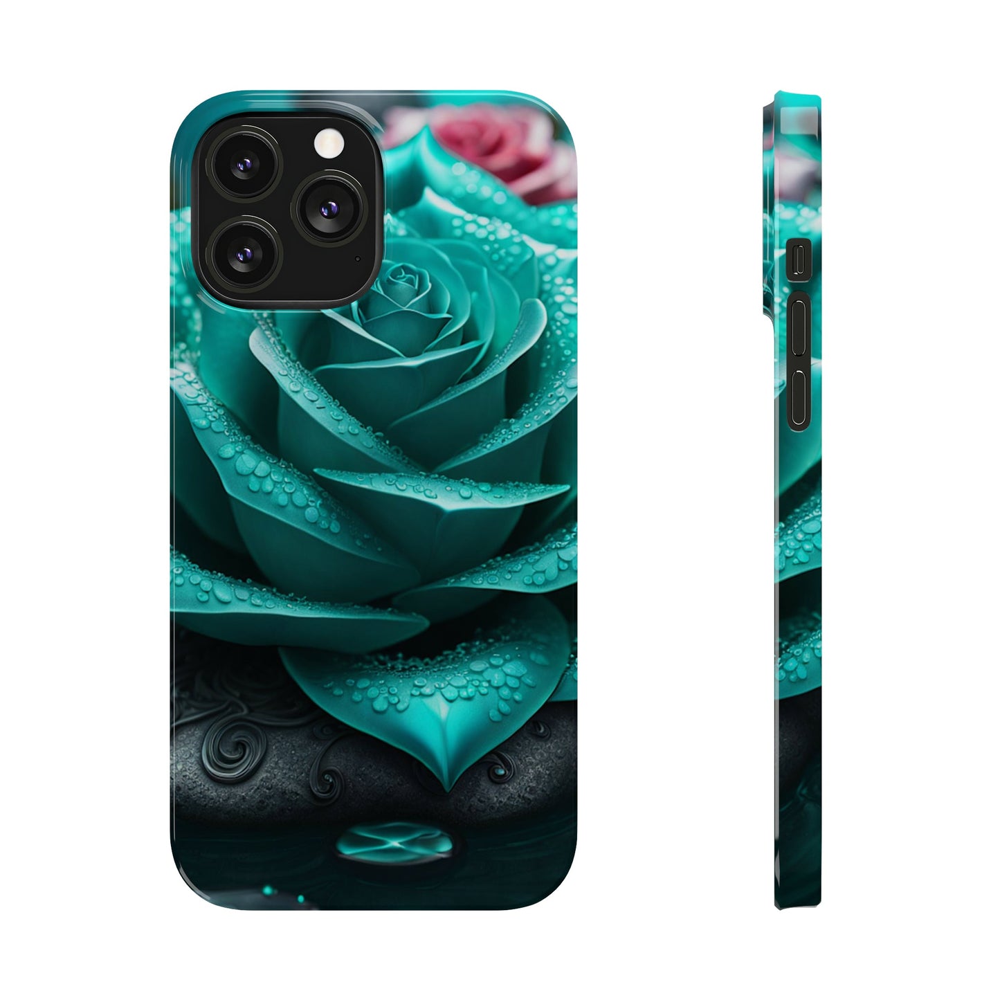 Blue Lotus Slim Phone Case - Colorwink