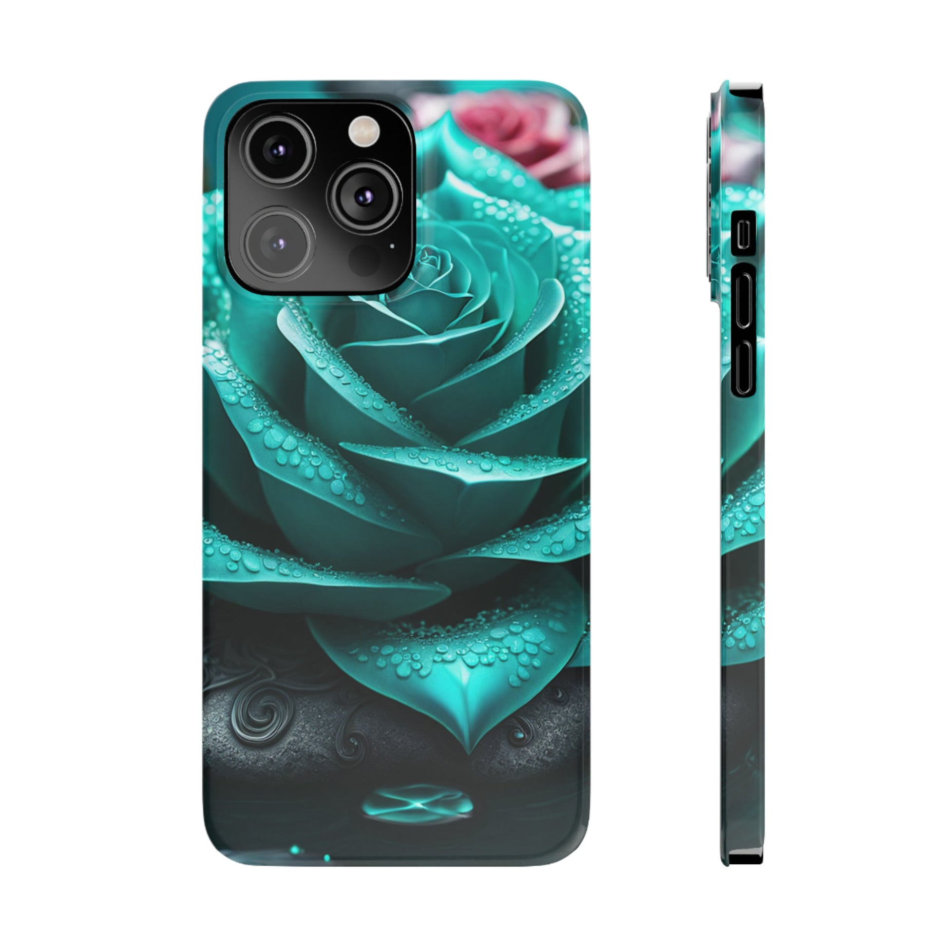 Blue Lotus Slim Phone Case - Colorwink