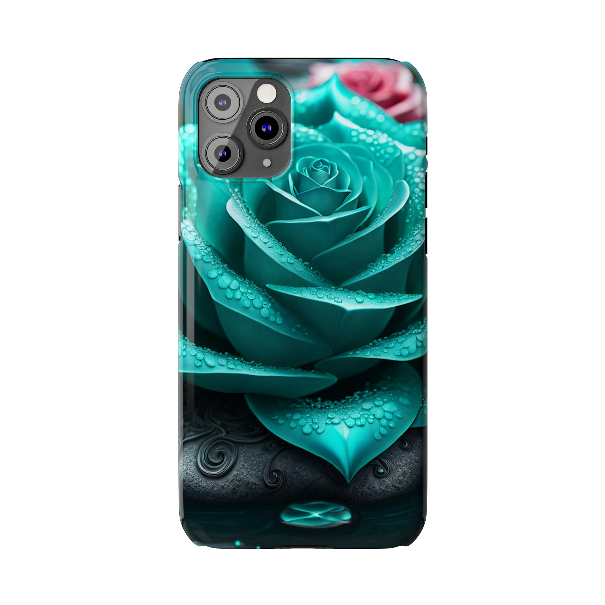 Blue Lotus Slim Phone Case - Colorwink