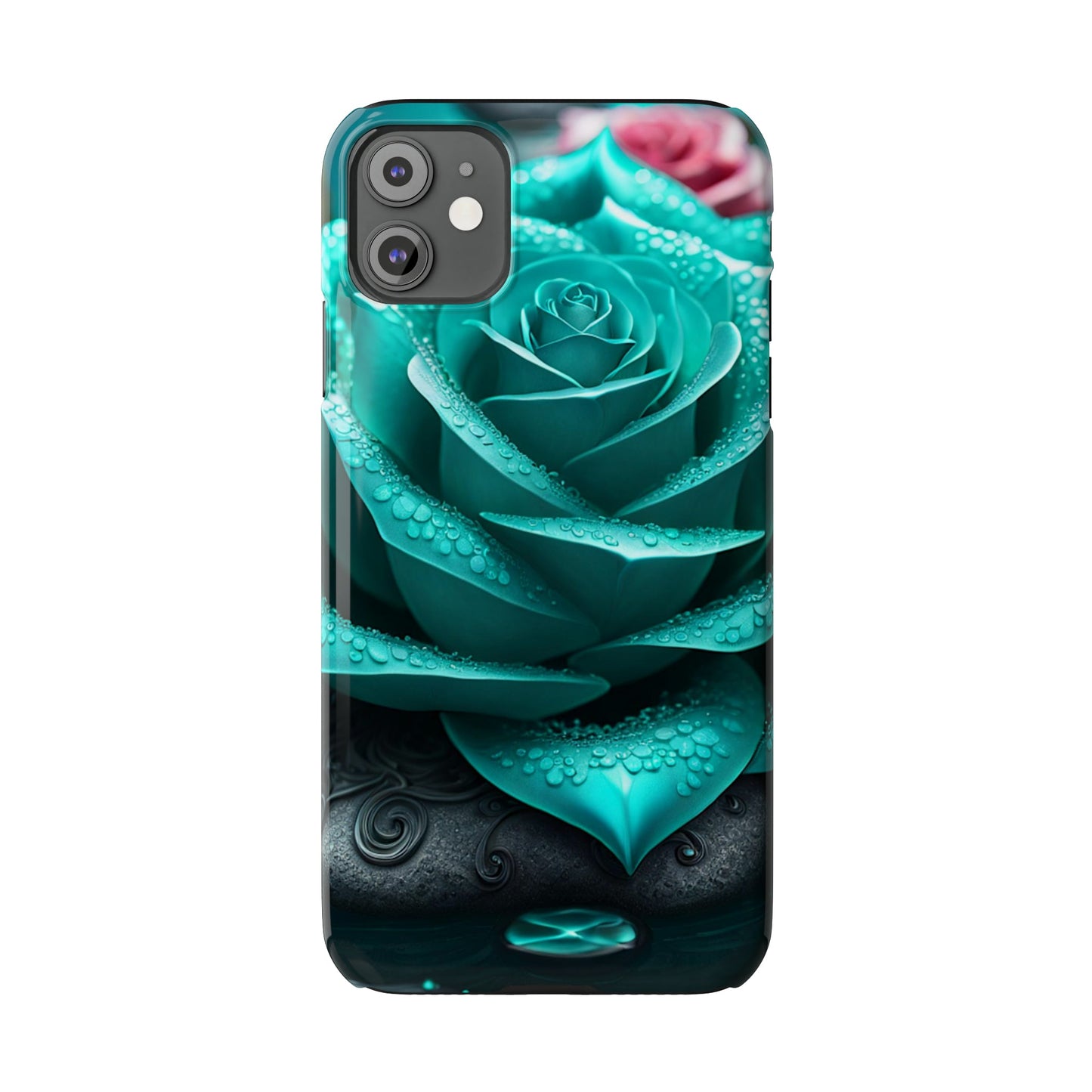 Blue Lotus Slim Phone Case - Colorwink