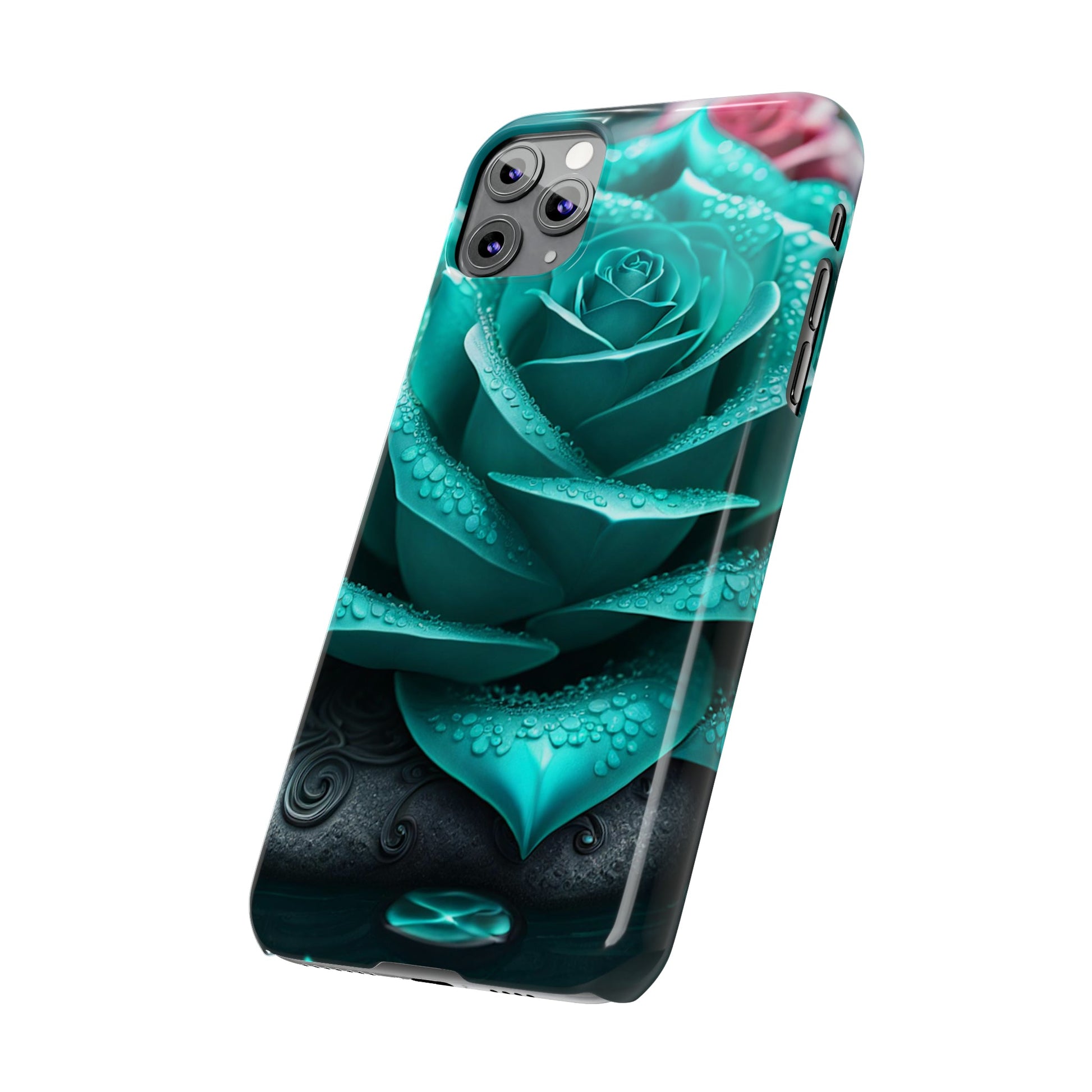 Blue Lotus Slim Phone Case - Colorwink